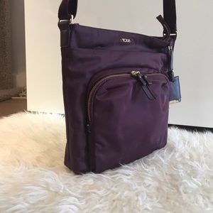 TUMI Voyager - Capri Nylon Crossbody Bag Violet
